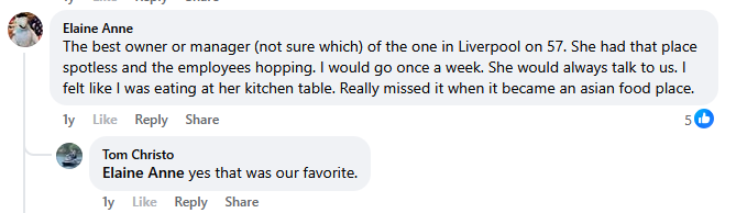Facebook comment about Arthur Treacher's locations closing