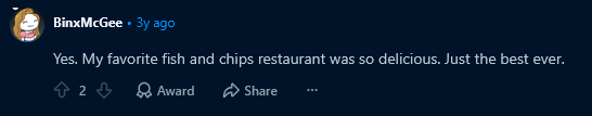 Reddit user asking about remaining Arthur Treacher's locations